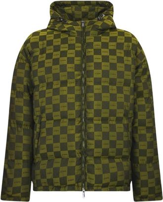 Iceberg Giacca in Nylon Jacquard - - Jackets - Uomo - Verde - XL