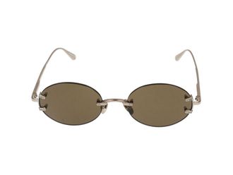 Linda Farrow Sonnenbrille Linda Farrow LFL1544 Stella C7 Weißgold/Silber/22/145