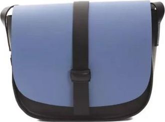Pompei Donatella Blue Leather Crossbody Womens Bag