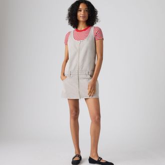 Levi's Mini Zip Dress - Womens - XS - Grey