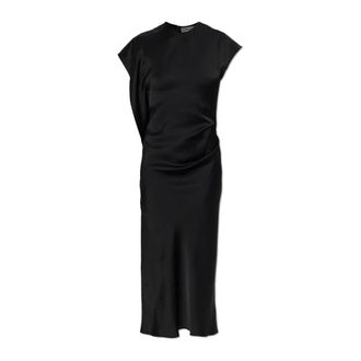 Victoria Beckham Midi Dresses, female, Black, Size: 2XS Victoria Satin Dress