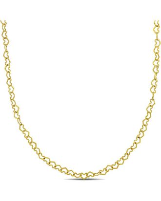 Italian Gold, Inc 14K Italian Gold Heart Link Chain Necklace