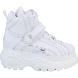 Buffalo Classic High Leather Sneaker in White at Nordstrom, Size 37