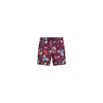 Moncler Moncler Floral Print Swim Shorts, Men, Red, Size: Xxl
