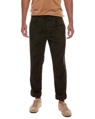 Slowear Flat Front Linen-Blend Pant