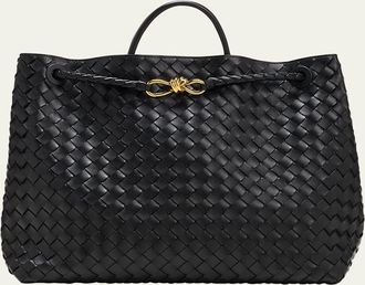 Bottega Veneta Andiamo Large Leather Tote Bag