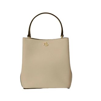 Ralph Lauren Reese Bucket Bag - Dames - Tassen - Beige - Maat: ONE Size Zijde