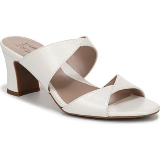 Naturalizer Nessa Slide Sandal in Warm White Faux Leather at Nordstrom Rack, Size 9.5