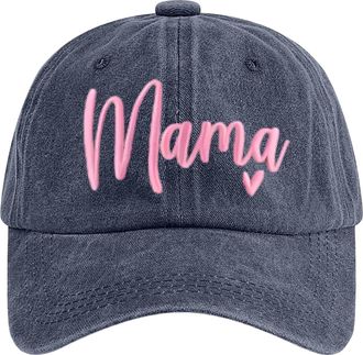 Generic Mama Hats for Women Children, Funny Adjustable Embroidered Cotton Mother Gifts Baseball Cap Summer Hats for Women