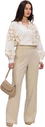 Nukus Nukus, Overhemden, Dames, Wit, M, Katoen, Bridget Blouse Embroidery