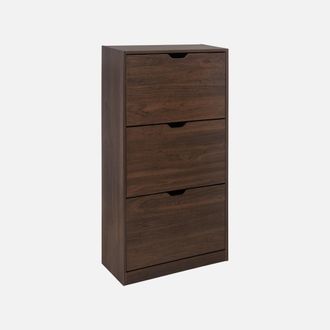 Sweeek Zapatero De Madera Con 3 Cajones Estilo Decorativo