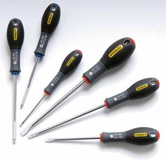 Stanley 0-65-428 Cacciaviti, Std - Str - Pozi, Set Di 6 Pz