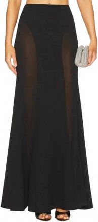 NBD Gisele Maxi Skirt In Black