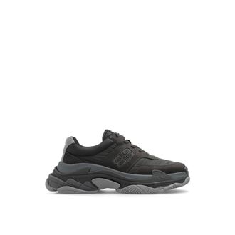 Balenciaga Grey Logo Trainers Triple S Style
