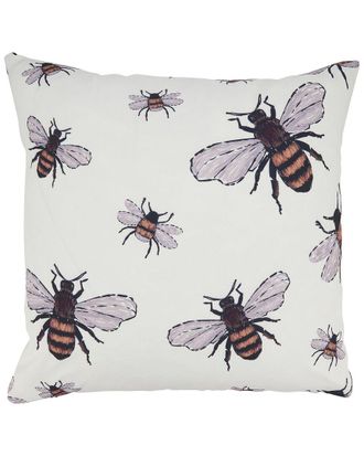 Saro Lifestyle Bumble Bee Outdoor Pillow
