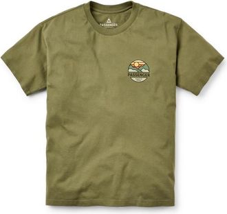 Passenger Laidback Recycled Cotton Relaxed T-Shirt T-Shirt f&uuml;r Herren | oliv