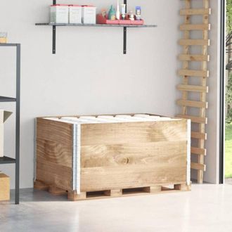 vidaXL Paretali per Pallet 3 pz 120x80 cm in Legno Massello di Pino vidaXL