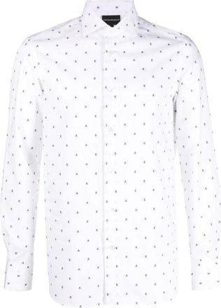 Emporio Armani Witte Casual Overhemden 3R1C861K0Bzf 1A5 - Heren - Casual Overhemden - Wit - XL - Overhemden