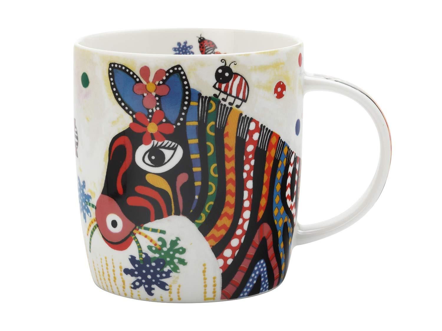 Taza Feline Friends Maxwell Williams 400ml Regalo Taza Maxwell & Williams Feline Friends - Porcelana 400ml - Diseño Gatos - Apta Lavavajillas Regalo Amantes Gatos Maxwell Williams