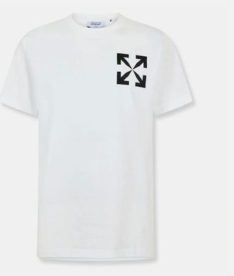 Off-white Mens Arrow Slim T - White/Multi - Size: 42