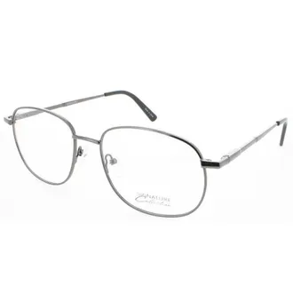 Signature Unisex Grey Rectangular Eyeglass Frames 1124Gunmetal57
