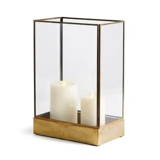 Napa Home & Garden Cottage Hurricane Large in Gold at Nordstrom