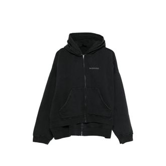 Balenciaga Layered Zip-up Hoodie