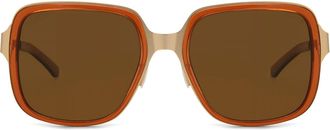 Smith AVELINE Polarized ETV/SP Womens Sunglasses Brown Size 55