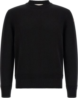 Moncler Black Cotton Sweater