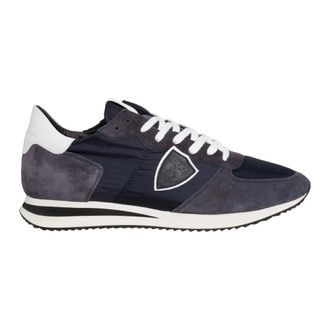 Philippe Model Sneakers, male, Blue, 2 UK, Blauwe Trpx Lage Trainers