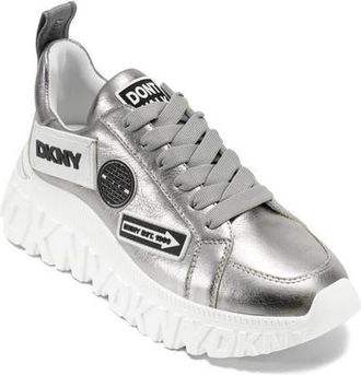 DKNY Lexie Platform Sneaker in Nickel at Nordstrom, Size 8.5