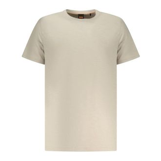 HUGO BOSS Hugo, T-Shirts, male, Beige, Size: 2XL Tegood T-Shirt