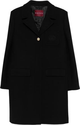 Gucci Wollen jas - Zwart