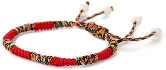 Generic Handmade Weave Woven Knots Bracelets Mens Womens Lucky Red String Bracelets Exquisite Jewelry,Red Clever