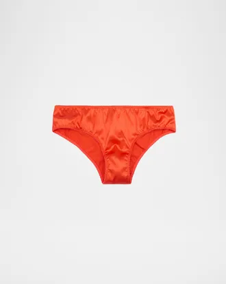 Dolce & Gabbana Low-Rise Satin Hipster Briefs
