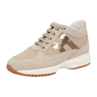 Hogan Interactive H Micro Paillettes - Shoes - Mujer - Beige - 37 EU