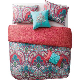 VCNY Home Casa Real Reversible Damask 3-Piece Quilt Set - Full/Queen in Multi at Nordstrom Rack