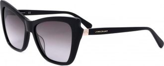 Longchamp Womens LO669S 56 001 Sunglasses - Black - One Size