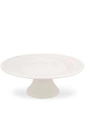 Bordallo Pinheiro Fantasia ceramic cake stand (29cm x 29cm) - unisex - ceramic - One Size - Neutrals