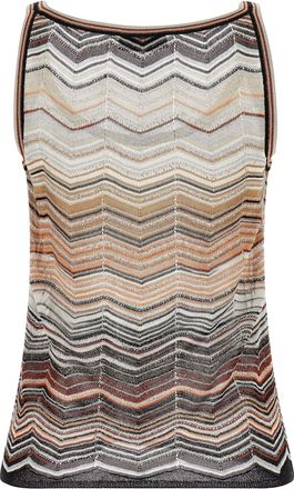 Missoni Womens Multicolor Viscose Tank Tops