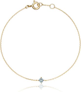 Lily & Roo Gold Small Birthstone Pendant Bracelet