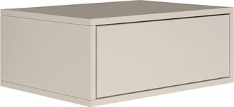 Selsey Framme - Comodino Sospeso Con Cassetto - Grigio Cashmere - 50 Cm - Selsey