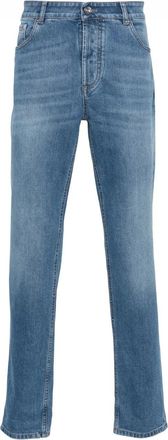 Brunello Cucinelli 5 POCKET DENIM JEANS Size: 52, colour: BLUE