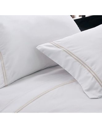 Blue Ridge Home Fashions Hotel Suite 1200 Thread Count Embroidery Sheet Set