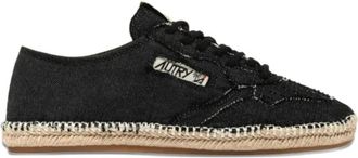 Autry Black Low Canvas Sneakers