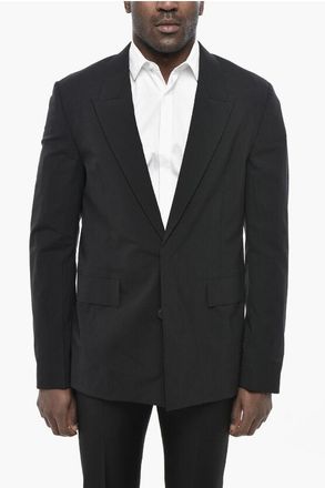Givenchy Unlined Stretch Wool Blazer with Flap Pockets size 48