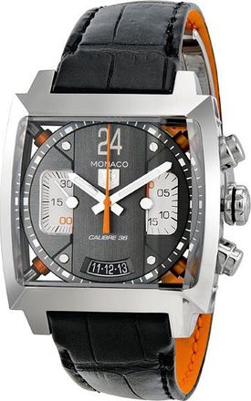 Tag Heuer Pre-owned Tag Heuer Monaco Chronograph Automatic Grey Dial Mens Watch CAL5112.FC6298