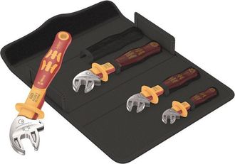 Wera 05020170001 6004 Joker Vde 4 Set 1, Juego De Llaves De Boca Autoajustantes De Aislamiento Vde, 4-teilig - Wera