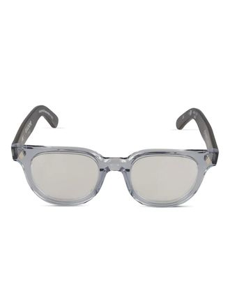 Kàdor clear-frame round glasses - Grey