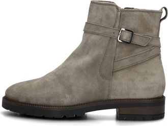 Notre-V Su&egrave;de Enkellaarsjes - Dames - Enkellaarsjes - Grijs - 38 EU - Su&egrave;de - Schoenen